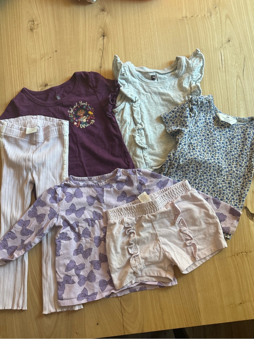 Girls 3T Bundle tops, pants, shorts Zara, H&M, tea collection